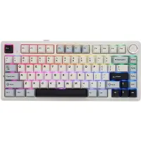 EPOMAKER F75 Light Blue LEOBOG Reaper Switch RGB Draadloos Hotswap Mechanisch Gaming Toetsenbord
