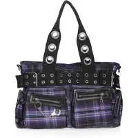 Banned - Gothic Handtas - Sweet Revenge Camdyn - voor Vrouwen - zwart-lila | Maat Standard