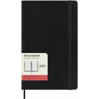 Moleskine 12 Maanden Agenda - 2027 - Dagelijks - Large - Zachte Kaft - Zwart