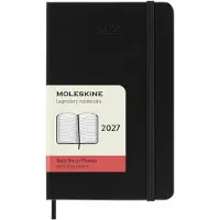 Moleskine 12 Maanden Agenda - 2027 - Dagelijks - Pocket - Harde Kaft - Zwart