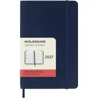 Moleskine 12 Maanden Agenda - 2027 - Dagelijks - Pocket - Zachte Kaft - Saffier Blauw