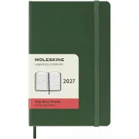 Moleskine 12 Maanden Agenda - 2027 - Dagelijks - Pocket - Harde Kaft - Mirte Groen
