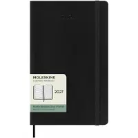 Moleskine 12 Maanden Agenda - 2027 - Wekelijks - Large - Zachte Kaft - Zwart