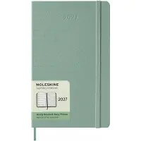 Moleskine 12 Maanden Agenda - 2027 - Wekelijks - Large - Harde Kaft - Sage Groen