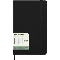 Moleskine 12 Maanden Agenda - 2027 - Wekelijks Horizontaal - Large - Harde Kaft - Zwart
