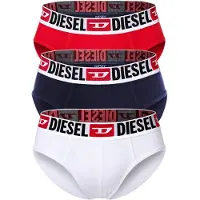 Diesel Slip 'Andre' navy / lichtgrijs / rood / wit