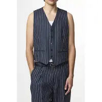 NN07 Karlo Vest 1455 Hybrid/blazer Navy Stripe Maat: M | Gilets Outlet | Heren | Blauw