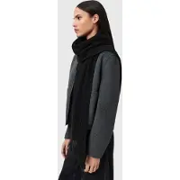 AllSaints Trip Logo Scarf Black Maat: OS | Hoeden Outlet | Dames | Zwart