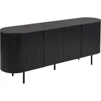 Molecule Dressoir Lagos 200 cm donkerbruin - MDF - 80 x 200 x 45 cm
