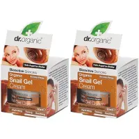 Dr.Organic Snail Gel Cream 2x50 ml Crème
