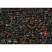 Magnolia puzzel Maths - 1000 stukjes legpuzzel multicolor.