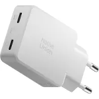 Native Union 2USB-C Wandlader 65W - Universeel - Wit