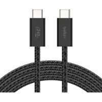 Belkin Usb-c Naar Oplaadkabel 240w 1 M Gevlochten Pcr Usb 2.0 - Zwart