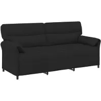 vidaXL 3-Zits Sofa Zwart 198 x 83 x 95 cm Stof