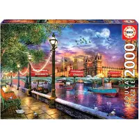 Educa - puzzel - 2000 stuks - Zonsondergang in Londen