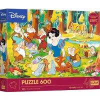 Trefl puzzel 600 stukjes - Disney Sneeuwwitje jubileum - FSC Mix.