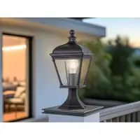 Elstead Lighting Mini LED Tuin Pilaar Bayview | 1X E27 Max 60W | IP44 (Outdoor) | Black
