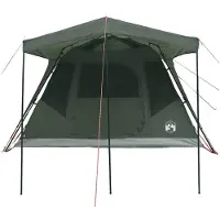 vidaXL Familietent Leger Groen 305 x 275 x 190 cm Polyester en Staal