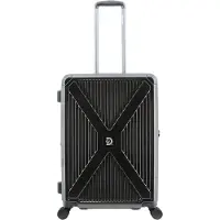 Discovery Crossroad | Harde Koffer / Trolley / Reiskoffer - Medium - Zwart - Zwart / Medium