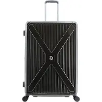 Discovery Crossroad polycarbonaat koffer / Trolley - L - Zwart - 118 liter - Zwart / Large