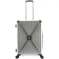 Discovery Crossroad polycarbonaat koffer / Reiskoffer Large - Zilver -118 Liter - Zilver / Large