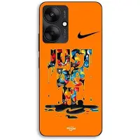 MANIACASE Telefoonhoes - - Xiaomi Redmi 13C 5G - Silicone TPU - Zwart - Graffiti "Nike Just Do It"