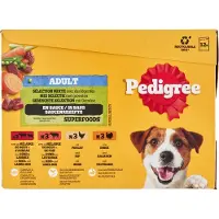 Pedigree Pouch Adult Selection Multipack - Hondenvoer - Gevogelte Vlees 12x100 g
