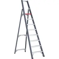 Altrex Falco FEO 8 Trap - Enkel - Aluminium Met Coating - 8 Treden - Max. Werkhoogte 3,90m
