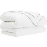 vidaXL Volledig Jaar Dekbed Wit 240 x 220 cm Bamboevezel