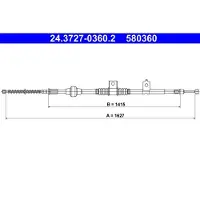 Ate 24.3727-0360.2 Handremkabel