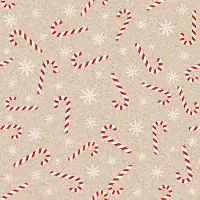 Papstar Servetten met kerststokjesmotief