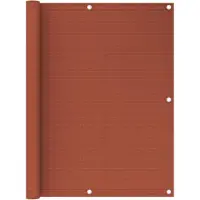 vidaXL Balkonscherm 120x300 cm HDPE terracotta