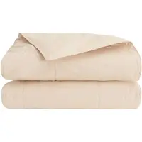 vidaXL Zomer Deken Beige 220 x 260 cm 100% Natuurlijke Kapok
