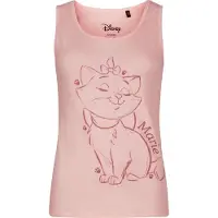 Aristocats - Disney Tanktop - Marie - Sketch Paws - S tot XXL - voor Vrouwen - roze | Maat XXL