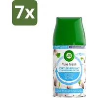 Air Wick Pure - Luchtverfrisser Navulling - Zachtheid van Katoen - 250ml - Bulkverpakking - 7 stuks