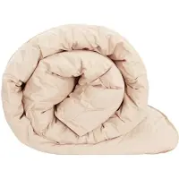 vidaXL Volledig Jaar Dekbed 200 x 200 cm Alle seizoenen 250 gsm Beige