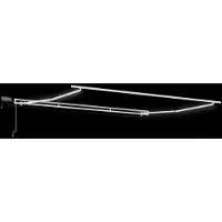 vidaXL Zonnescherm Frame Wit 400 × 350 cm Aluminium