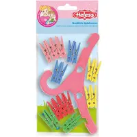 Heless Kledinghanger & Wasknijperset, 20st.