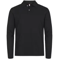Clique Stretch Premium Poloshirt met lange mouwen