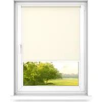 Time4blinds mini rollo basic - Rolgordijn - Niet-invasief - Raamrolgordijn binnen zonder boren - Niet-invasieve handgrepen - Dimmen rollo - 900x2500mm Licht crème - Bediening aan de Rechterkant