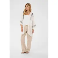 Cream Kimono 'CRFrottie' zwart / wit