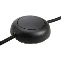 InterBaer 8124-004.01 LED-snoerdimmer Met schakelaar Zwart 1x uit/aan Schakelvermogen (min.) 5 W Schakelvermogen (max.) 150 W 1 stuk(s)