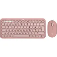 Logitech Pebble 2 Combo Set met toetsenbord en muis Draadloos Optisch Pink 3 Toetsen