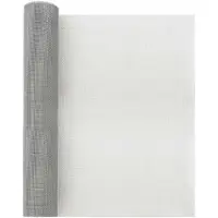 vidaXL Gaaswand, 40 x 500 cm, 20-gaas roestvrij staal 201, zilver