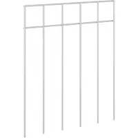 vidaXL Tuinhekpaneel, 48 stuks, 25 x 30 cm, verzinkt staal, zilver