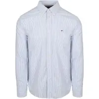 Tommy Hilfiger Overhemd 'HERITAGE' lichtblauw / wit