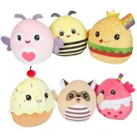 Teddies Soft Friends - Pluche Dieren 20cm - Set van 12 (12 stuks)