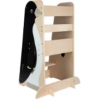 Small Foot - Houten Leertoren Penguin Wild Life, 92cm