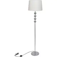 vidaXL Vloerlamp, witte staande lamp