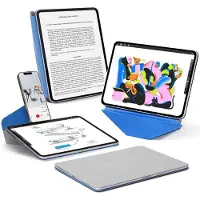 MOFT Hoes Geschikt voor iPad Pro 11 (2024/2025) - Dynamic Folio Book Case - Magnetische Beschermhoes met Standaard - 20+ Kijkhoeken - MOVAS Vegan Leer - Sleep/Wake - Grijs